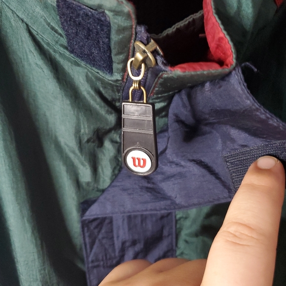 Wilson Colorblock Windbreaker Men Size XL - Picture 2 of 5